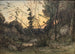 Auringonlaskun aikaan oleva aukea - Henri-Joseph Harpignies — näkymä teoksesta