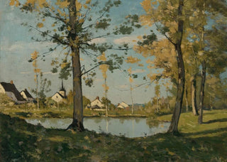 HenriJoseph Harpignies - Autumn At SaintPriv.webp