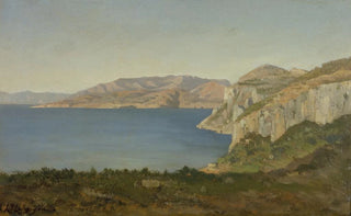 HenriJoseph Harpignies - La Cte dAzur baie sur la Mditerrane.webp