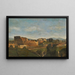 Le Colisée, Rooma - Henri-Joseph Harpignies — kehystetty taideteos seinällä