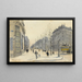 Le boulevard Saint-Germain, Pariisi - Henri-Joseph Harpignies — kehystetty taideteos seinällä