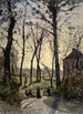 Luxemburgin puutarha - Henri-Joseph Harpignies — näkymä teoksesta