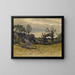 Le Vallon - Henri-Joseph Harpignies — kehystetty taideteos seinällä