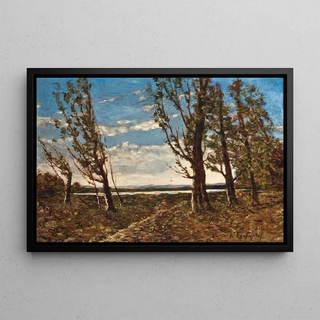 HenriJoseph Harpignies - Paysage au coup de vent.webp