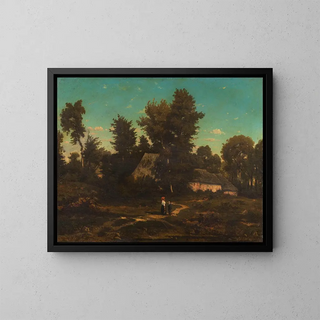 HenriJoseph Harpignies - Paysage aux chaumires.webp