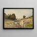 Rome maalaus Palatinusnäköala - Henri-Joseph Harpignies — kehystetty taideteos seinällä