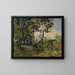 Villefranche - Henri-Joseph Harpignies — kehystetty taideteos seinällä