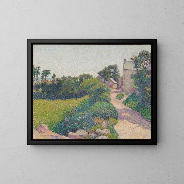La Route au soleil - Henri Delavalle — kehystetty taideteos seinällä