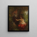 Kaksi uima-allasnaista - Henri Fantin-Latour — kehystetty taideteos seinällä