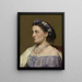 Duchesse de Fitz-James - Henri Fantin-Latour — kehystetty taideteos seinällä
