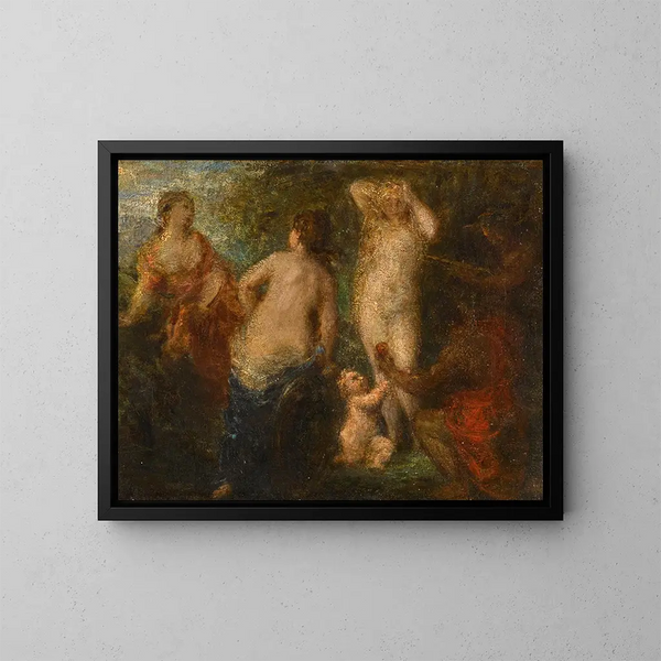 Tuomio Pariisista - Henri Fantin-Latour — kehystetty taideteos seinällä
