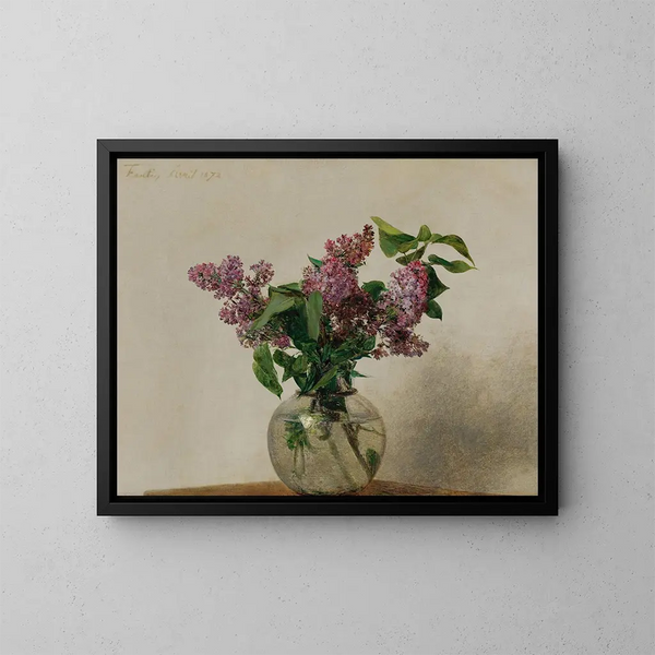 Lilas - Henri Fantin-Latour — kehystetty taideteos seinällä