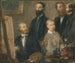 Manet ateljeessaan - Henri Fantin-Latour — näkymä teoksesta