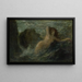 Ondine- tai Meri- tai Nymfi-maalaus - Henri Fantin-Latour — kehystetty taideteos seinällä