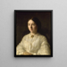 Muotokuva Mme. Edwin Edwards - Henri Fantin-Latour — kehystetty taideteos seinällä