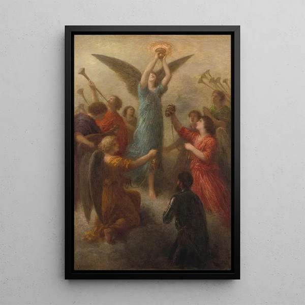 Lohengrinin esinäytös, Wagner - Henri Fantin-Latour — kehystetty taideteos seinällä
