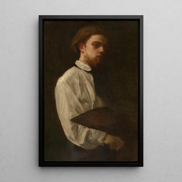 Omakuva - Henri Fantin-Latour — kehystetty taideteos seinällä