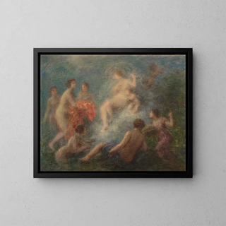 Toilette de Vénus - Henri Fantin-Latour — kehystetty taideteos seinällä
