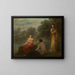Kolme nymfiä lähteen äärellä - Henri Fantin-Latour — kehystetty taideteos seinällä