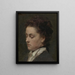 Victoria Dubourgin maalaus, taiteilijan puoliso - Henri Fantin-Latour — kehystetty taideteos seinällä