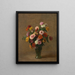 Zinnias - Henri Fantin-Latour — kehystetty taideteos seinällä