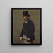 Édouard Manet - Henri Fantin-Latour — kehystetty taideteos seinällä
