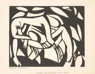 Lutteurs - Henri Gaudier-Brzeska — näkymä teoksesta