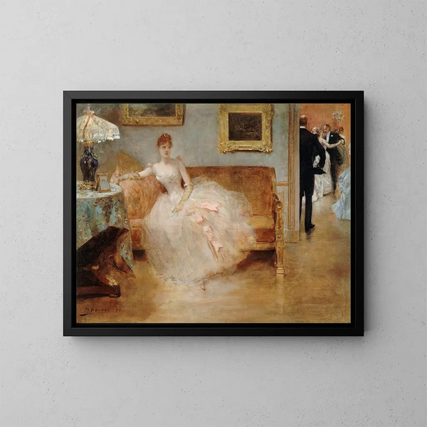 Le bal - Henri Gervex — kehystetty taideteos seinällä