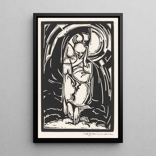 Henri Jonas - Figuur die zijn kin vasthoudt.webp