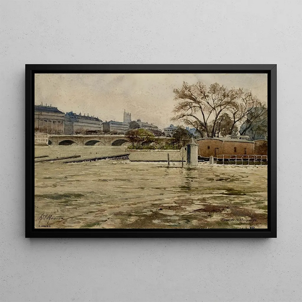 Henri Laurent Mouren - Crue de la Seine le 29 mars 1896.webp