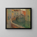 Le petit canal, soir gris, Venise - Henri Le Sidaner — kehystetty taideteos seinällä