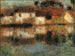 Les Maisons sur l'eau à Berneval ou le Canal au clair de lune - Henri Le Sidaner — näkymä teoksesta