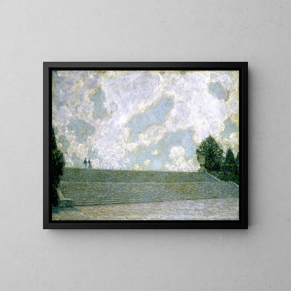 Les Marches du Palais de Versailles - Henri Le Sidaner — kehystetty taideteos seinällä
