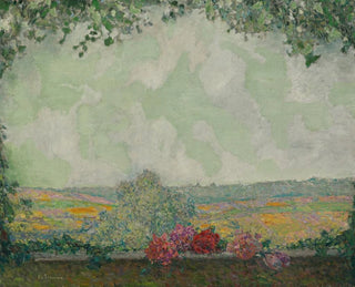 Henri Le Sidaner - Vue De La Terrasse.webp