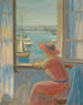 Edessä ikkunan Île d'Yeu - Henri Lebasque — näkymä teoksesta