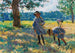 Henri Lebasque - Kukinnan kerääminen — näkymä teoksesta