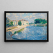 La Marne Lagny - Henri Lebasque — kehystetty taideteos seinällä