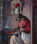 Le coiffure - Henri Lebasque — näkymä teoksesta