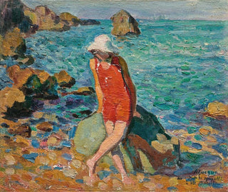 Henri Lebasque - Nono au bord de la mer.webp