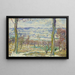 Parisin ympäristön lumimaisema - Henri Lebasque — kehystetty taideteos seinällä