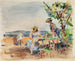 Terassilla - Henri Lebasque — näkymä teoksesta
