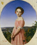 Faustine Léo 1832-1865 - Henri Lehmann — näkymä teoksesta