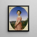 Faustine Léo 1832-1865 - Henri Lehmann — kehystetty taideteos seinällä