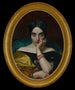 Portrait de Clémentine, Mme Alphonse Karr - Henri Lehmann — näkymä teoksesta