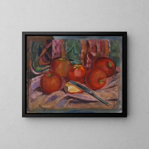 Omenat - Henri Manguin — kehystetty taideteos seinällä