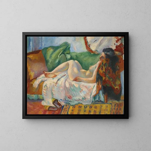 Dormeur - Henri Manguin — kehystetty taideteos seinällä