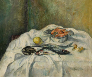 Harengs et crevettes - Henri Manguin — näkymä teoksesta
