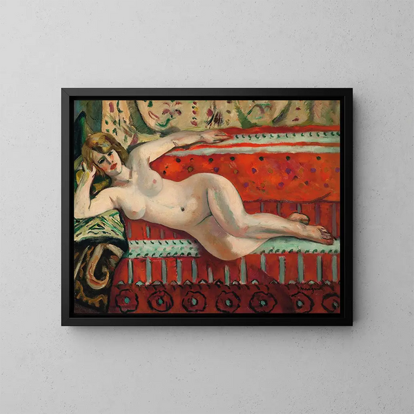 L'odalisque Grenouillette - Henri Manguin — kehystetty taideteos seinällä