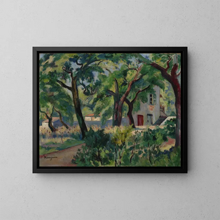 Henri Manguin - La Maison dans la fort SaintTropez.webp