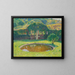Bassin et tonnelle sud-ouest du parc de Marquayrol - Henri Martin — kehystetty taideteos seinällä